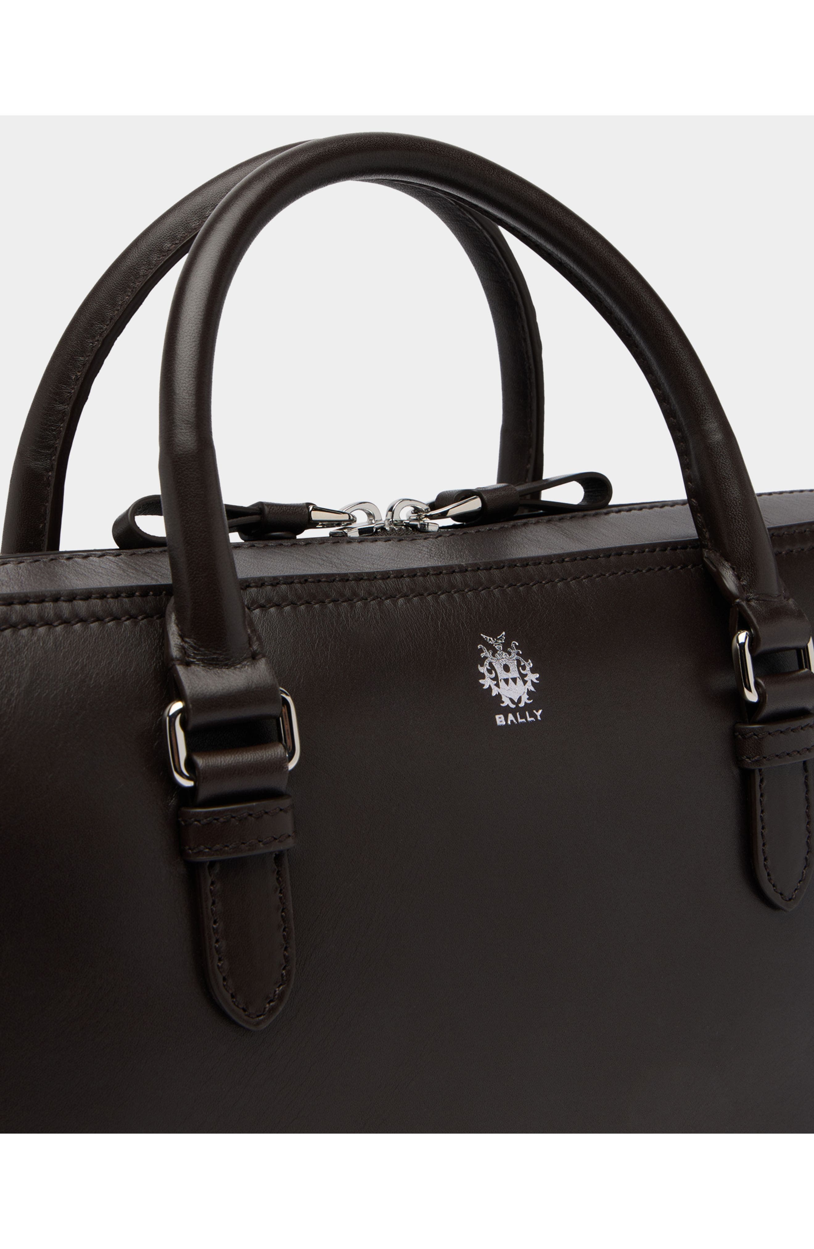 Bally Ray Briefcase, Alternate, color, Brown
