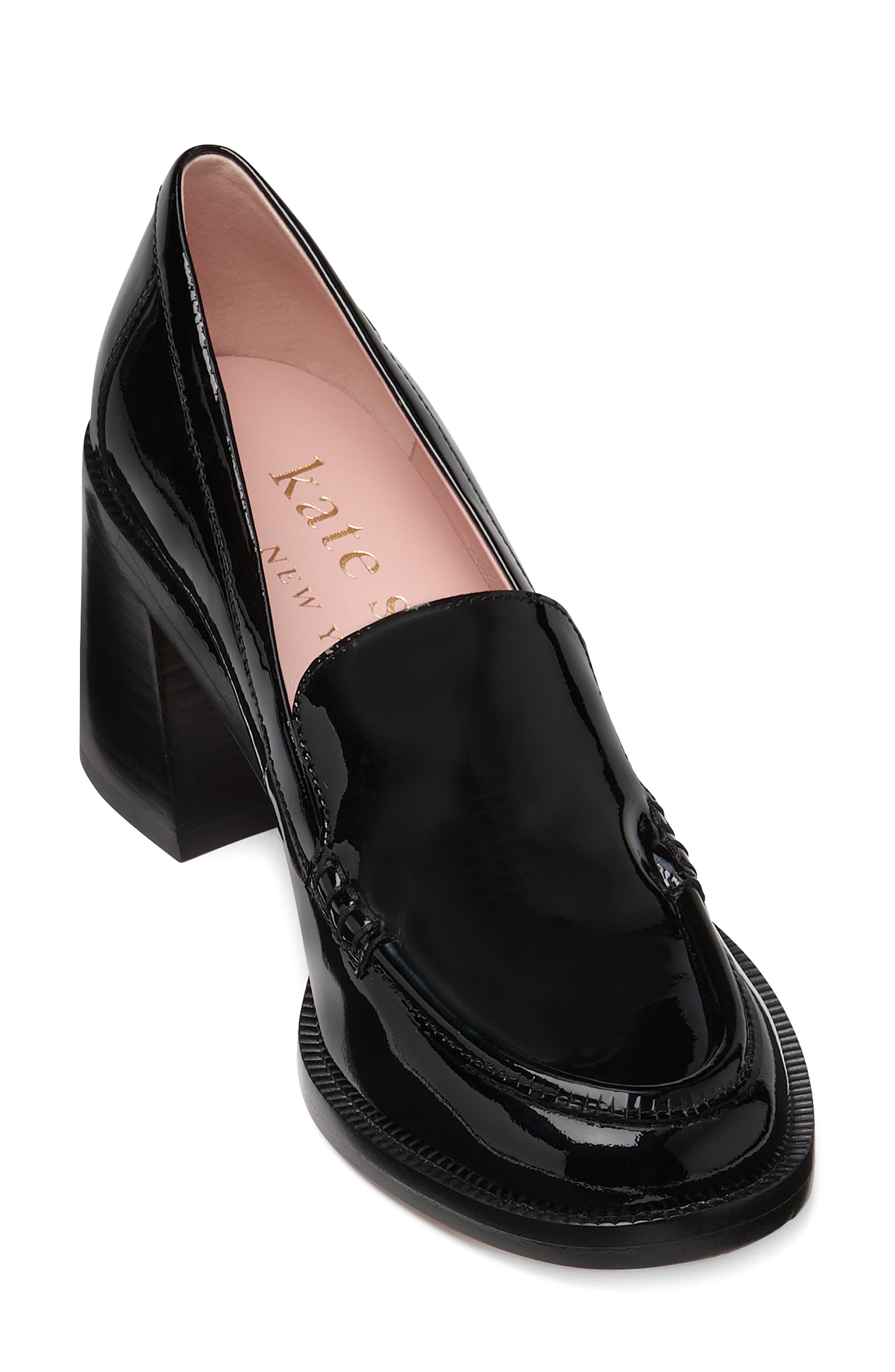 Kate Spade New York lori loafer pump, Alternate, color, Black