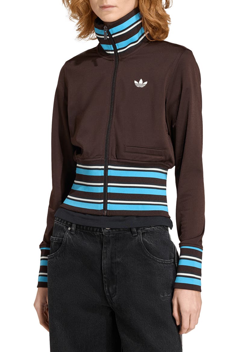 Vintage Track Jacket, Main, color, AURORA COFFEE/