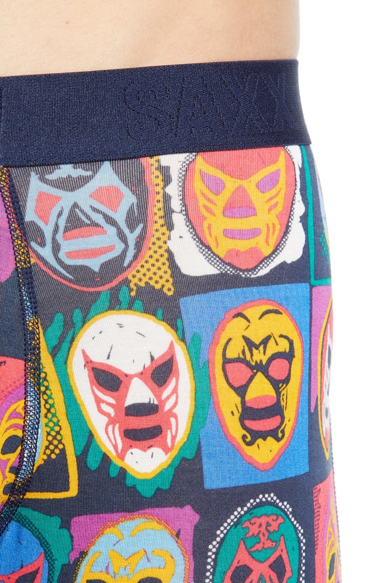 SAXX Vibe Luchadores Boxer Briefs, Alternate, color,