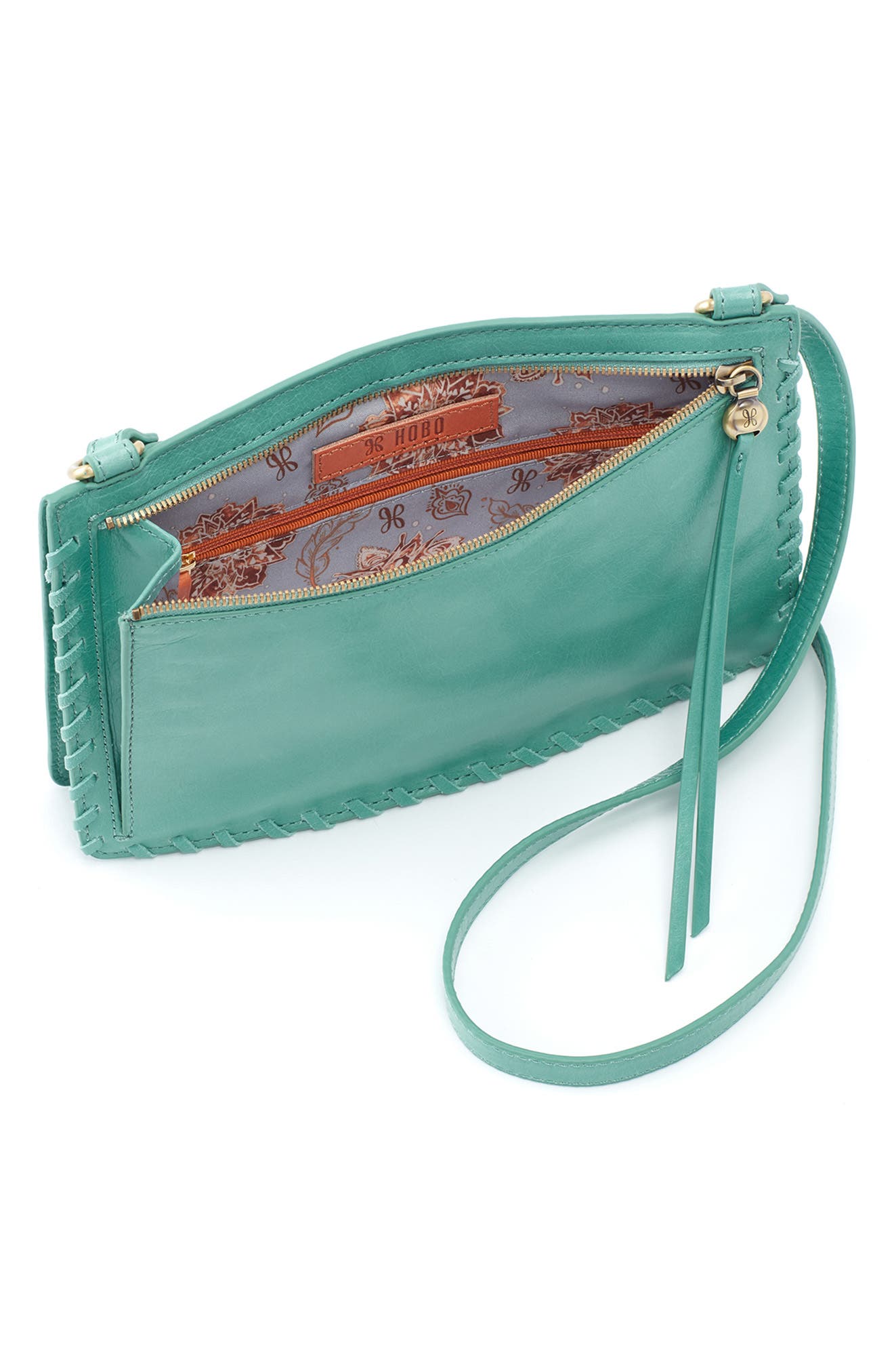 Evoke Leather Crossbody Bag, Alternate, color, SEAFOAM