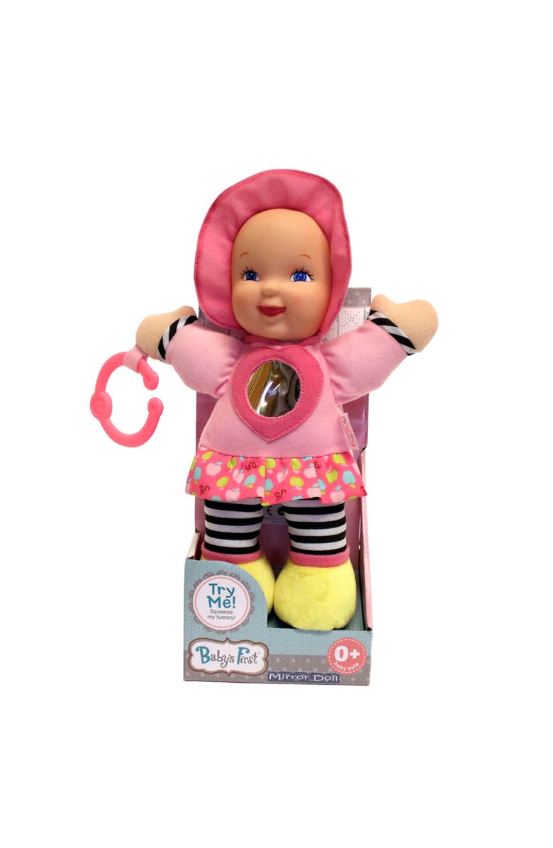 Baby
s First Mirror Doll Outfit W/ Chest Heartshaped Shiny Mirror, 3 Mo+, Alternate, color, Multicolored