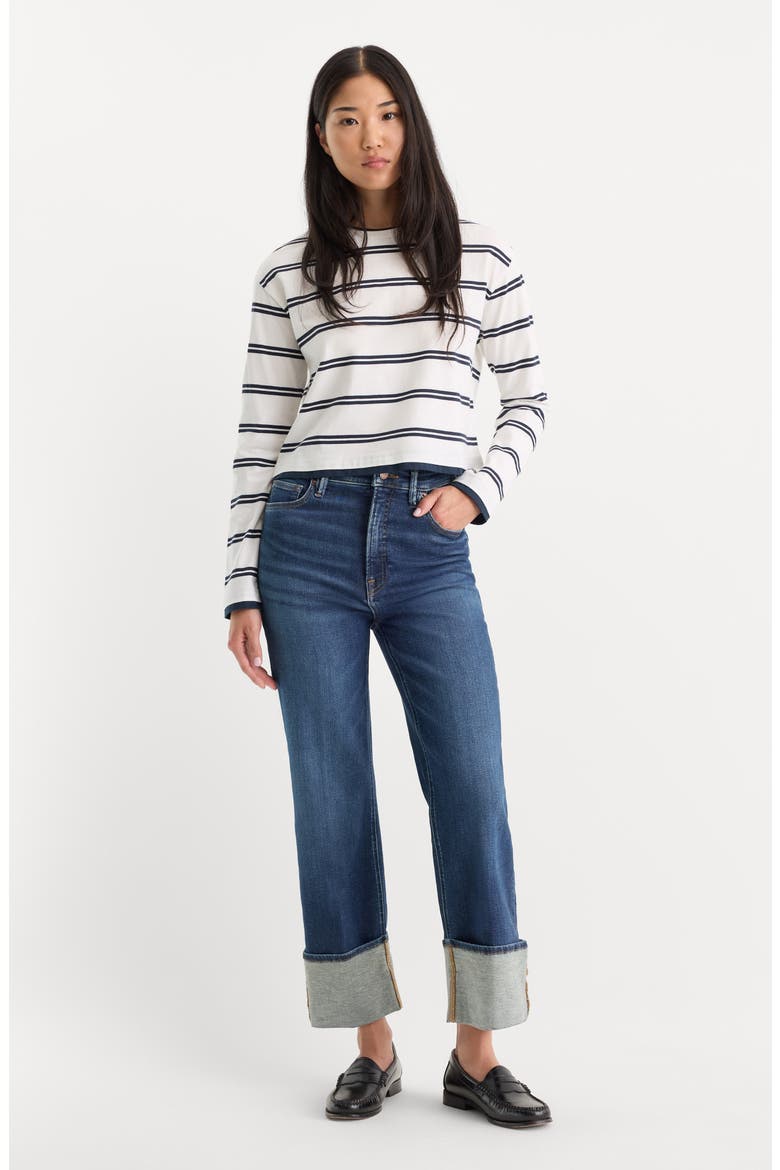 Good True Straight Leg Jeans, Alternate, color, INDIGO1230