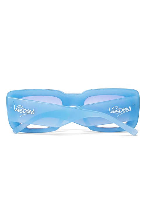 Wisdom Frame 1 52mm Square Sunglasses In Blue