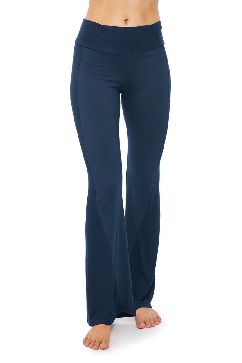 Happy Hour Wide Leg Lounge Pant, Petite, Main, color, Navy