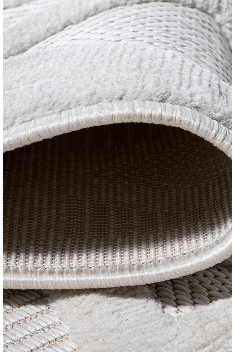 Talaia Neutral Geometric Indoor/Outdoor Area Rug, Alternate, color, Ivory