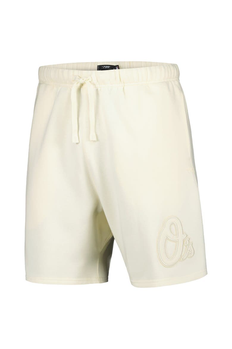 Men's Pro Standard Cream Baltimore Orioles Neutral Fleece Shorts, Alternate, color, Cream
