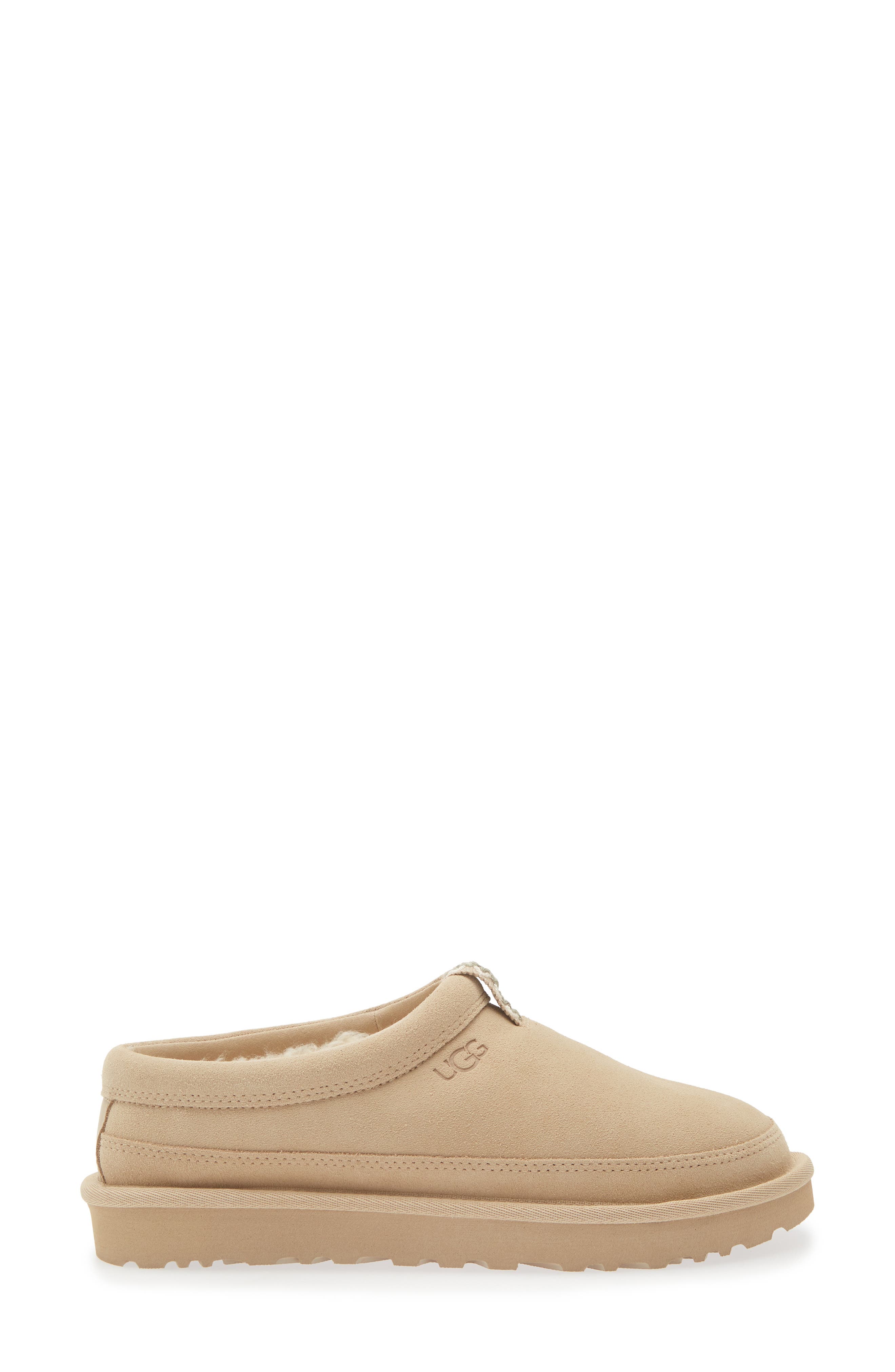 Rozman Leather Genuine Shearling Slipper, Alternate, color, SAND