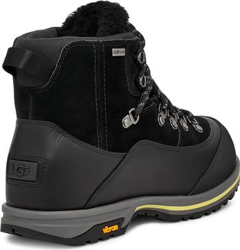 【UGG】★ブーツ★ Women's Brecken Lace UGG Brecken Lace Up Cold Weather Waterproof Leather Suede