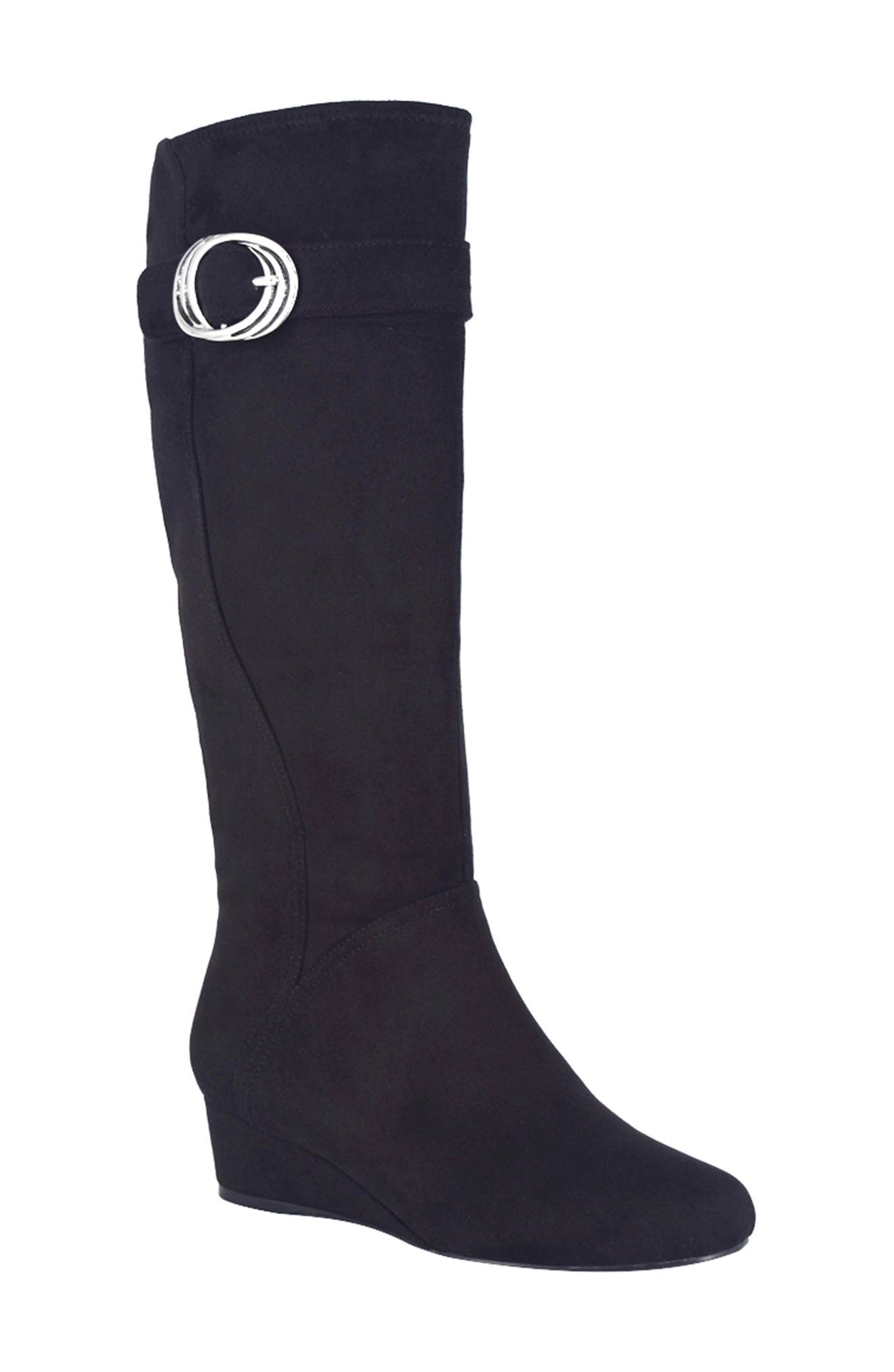 Impo Gully Stretch Wedge Knee High Boot, Main, color, 