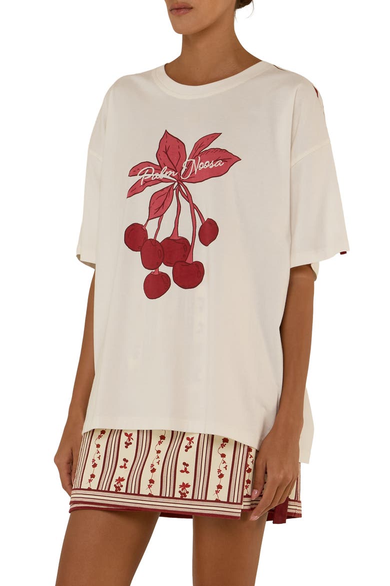 Raye T-Shirt, Alternate, color, Raye Fleur