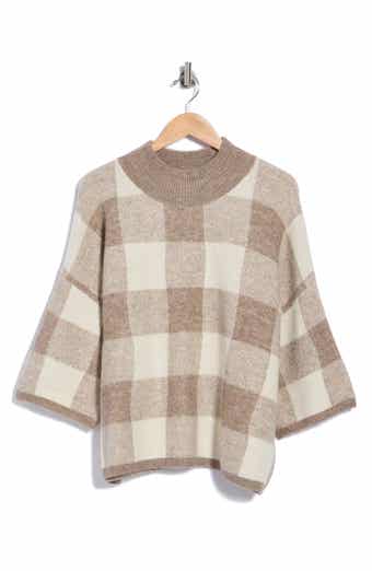 Boxy Mock Neck Sweater
