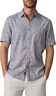 Faherty Breeze Short Sleeve Button-Down Shirt