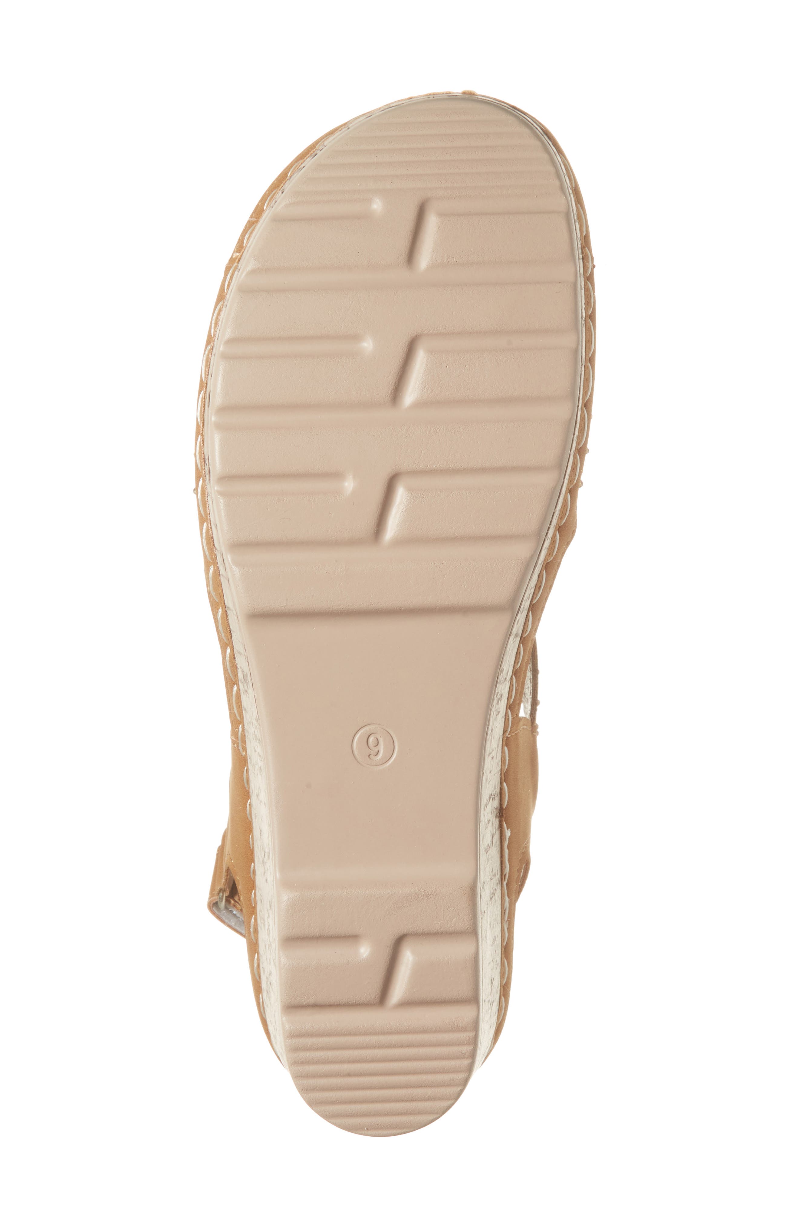 EXTREME BY EDDIE MARC Wedge Slingback Sandal, Alternate, color, Tan