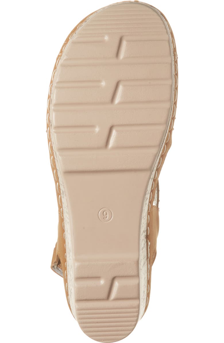 EXTREME BY EDDIE MARC Wedge Slingback Sandal, Alternate, color, Tan