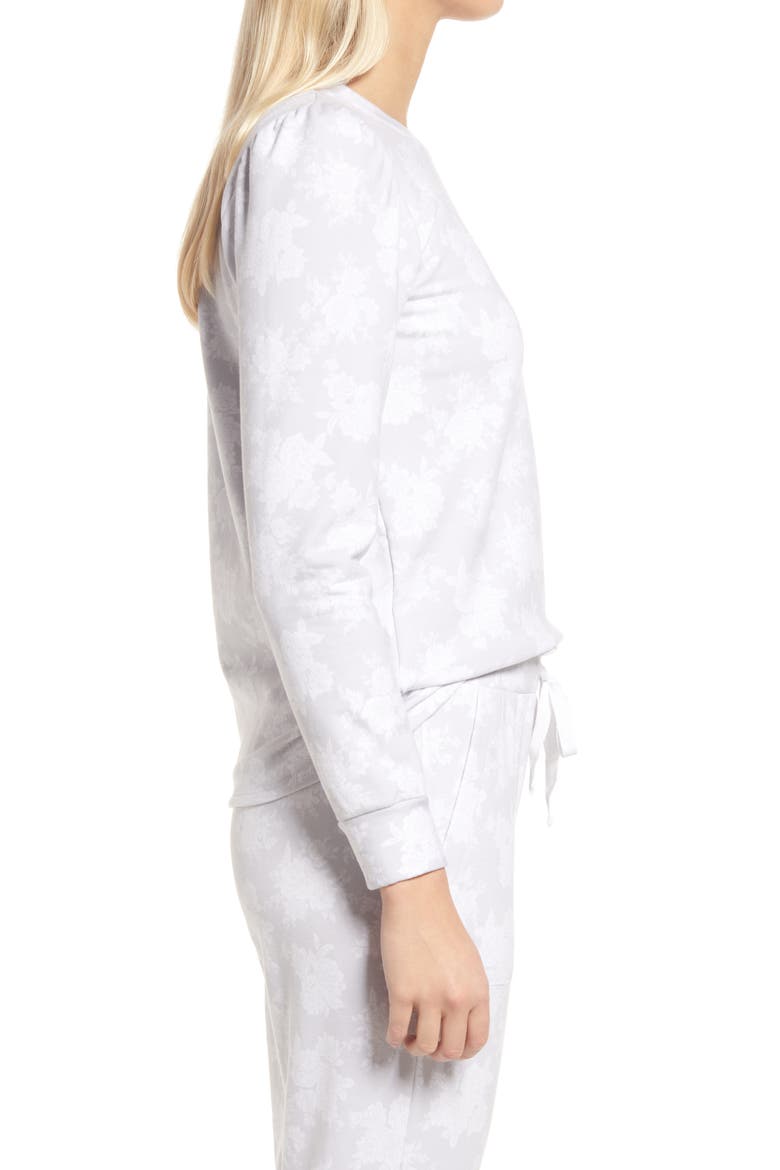 Puff Sleeve Sweatshirt, Alternate, color, DARCY FLORAL