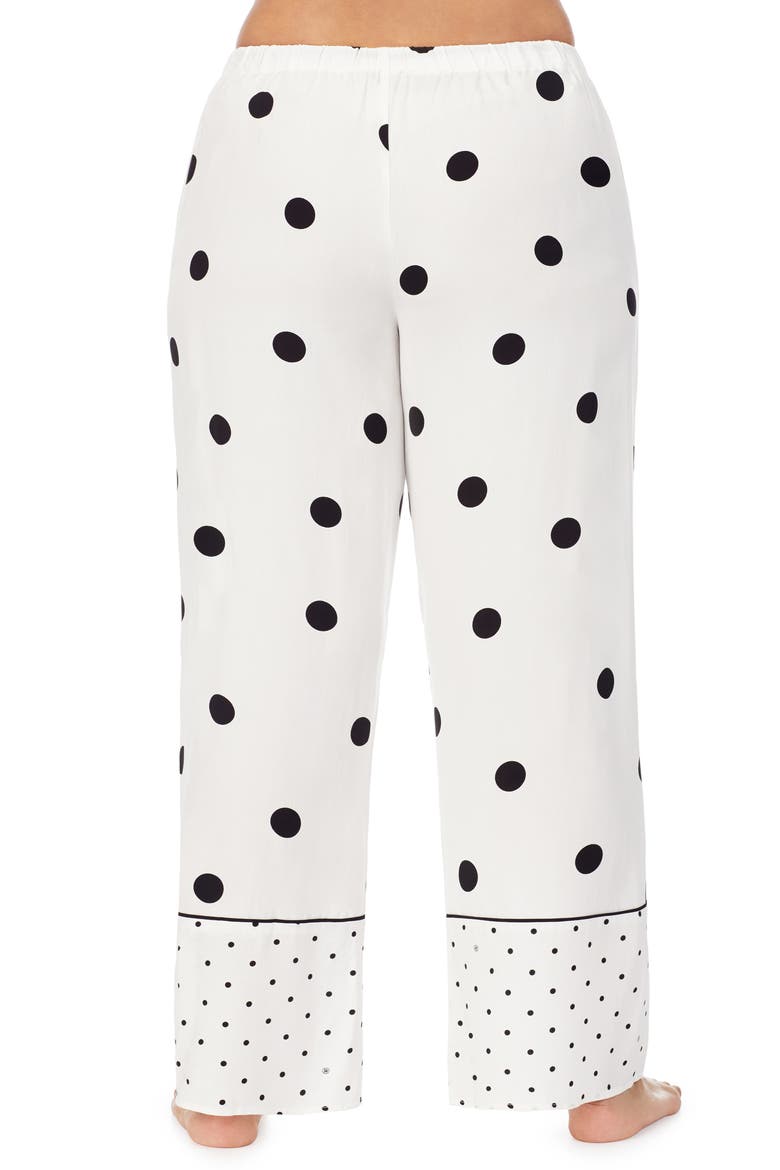 Elsa Woven Pajama Pants, Alternate, color, BLACK/WHITE LARGE DOT