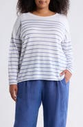 Eileen Fisher Organic Linen & Organic Cotton Crewneck Sweater