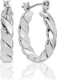 Ettika Texture Mini Hoop Earrings
