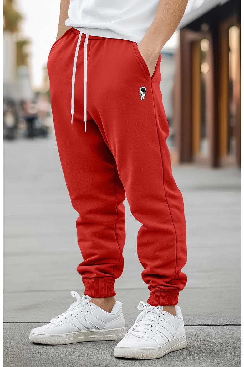 Astronaut Jogger Sweatpant, Alternate, color, Red
