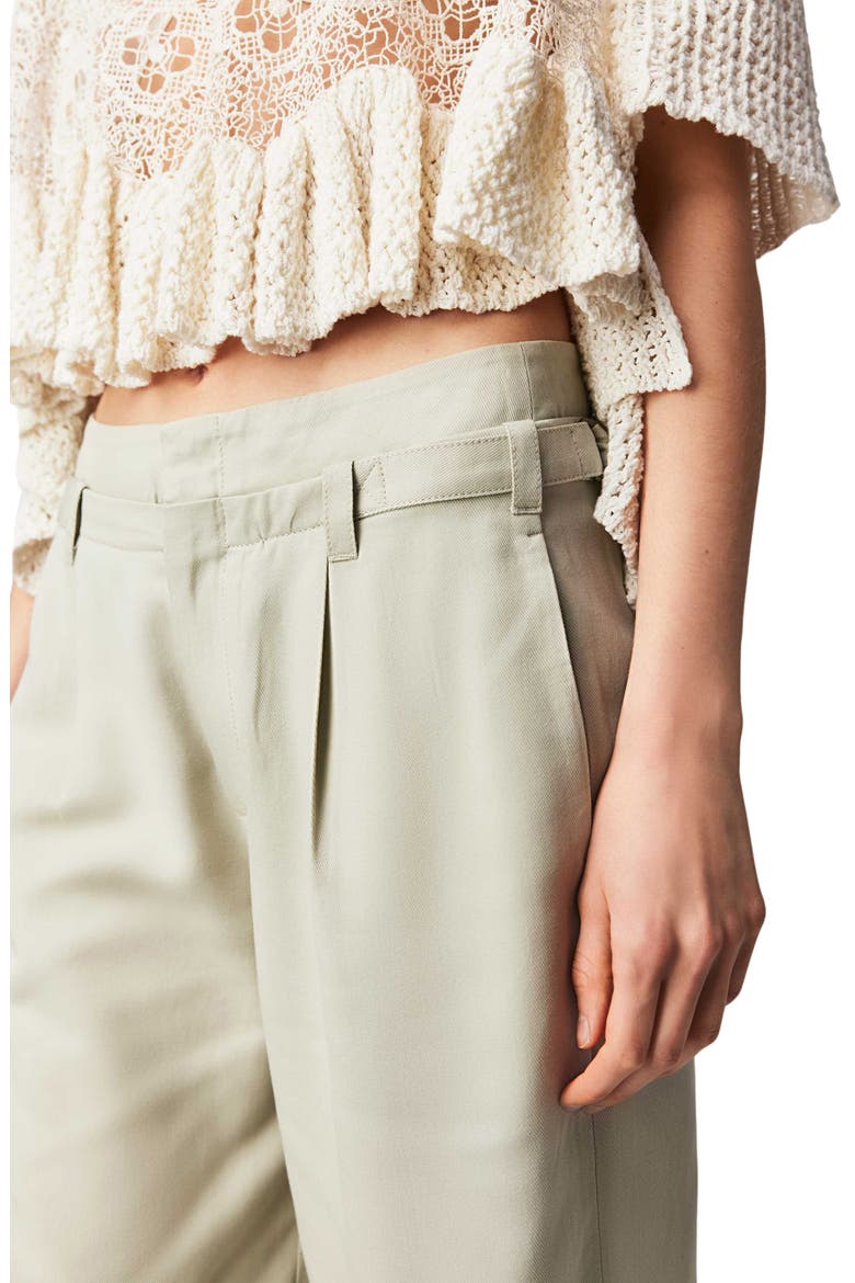 Falling Out Straight Leg Trousers, Alternate, color, ALFALFA