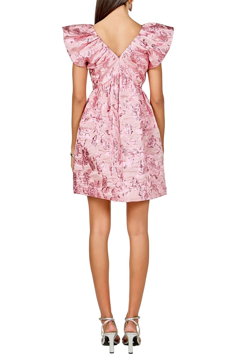 Endless Rose Jacquard Minidress, Alternate, color, Pink