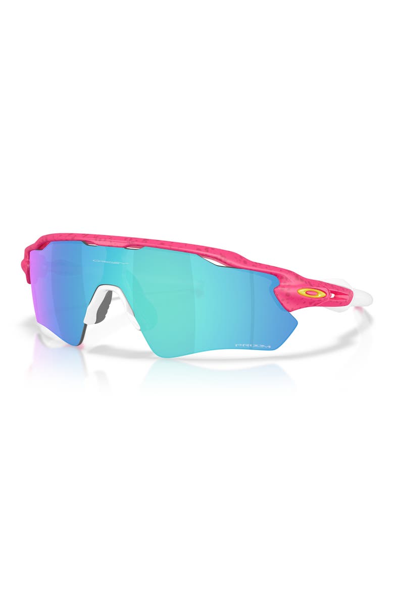 Radar EV Path 138mm Rectangle Sunglasses, Alternate, color, NEON PINK SPLATTER / PRIZM