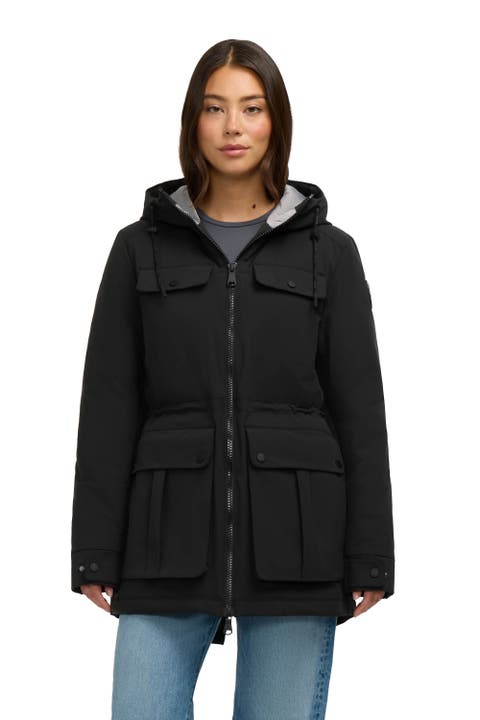 Ivory Lightweight Mid‑Length Jacket