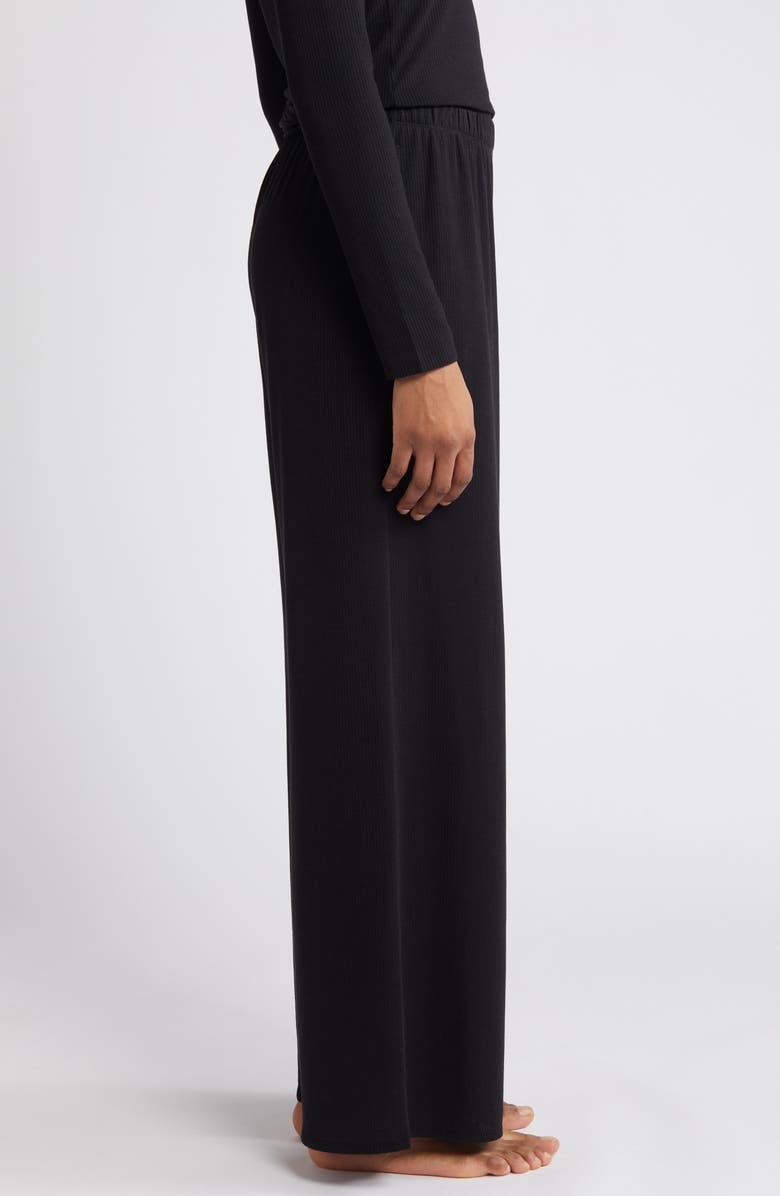 Open Edit Dreamy Rib Wide Leg Pajama Pants, Alternate, color,