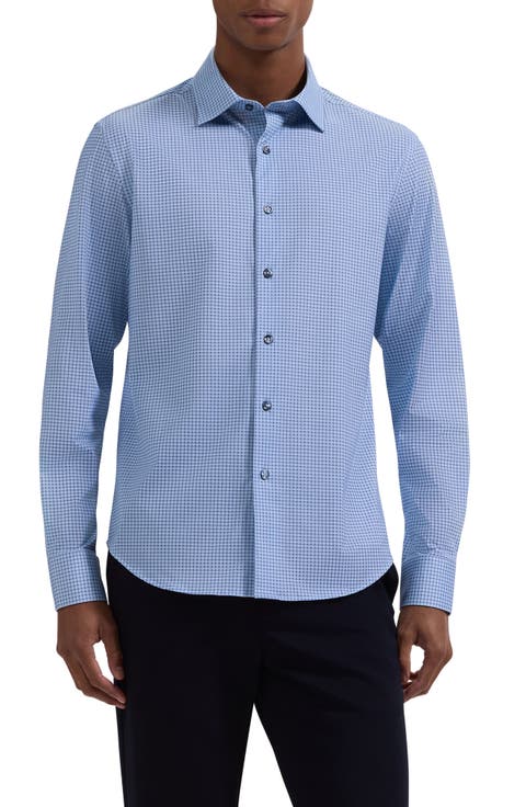 James OoohCotton® Geo Print Button-Up Shirt