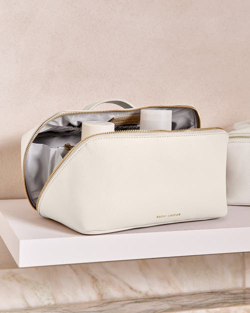 Katie Loxton Large Makeup And Toiletry Bag In White