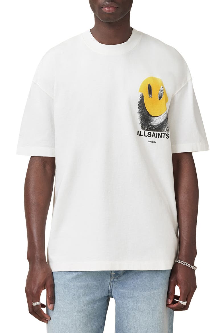 Party Wave Graphic T-Shirt, Main, color, CHALK WHITE