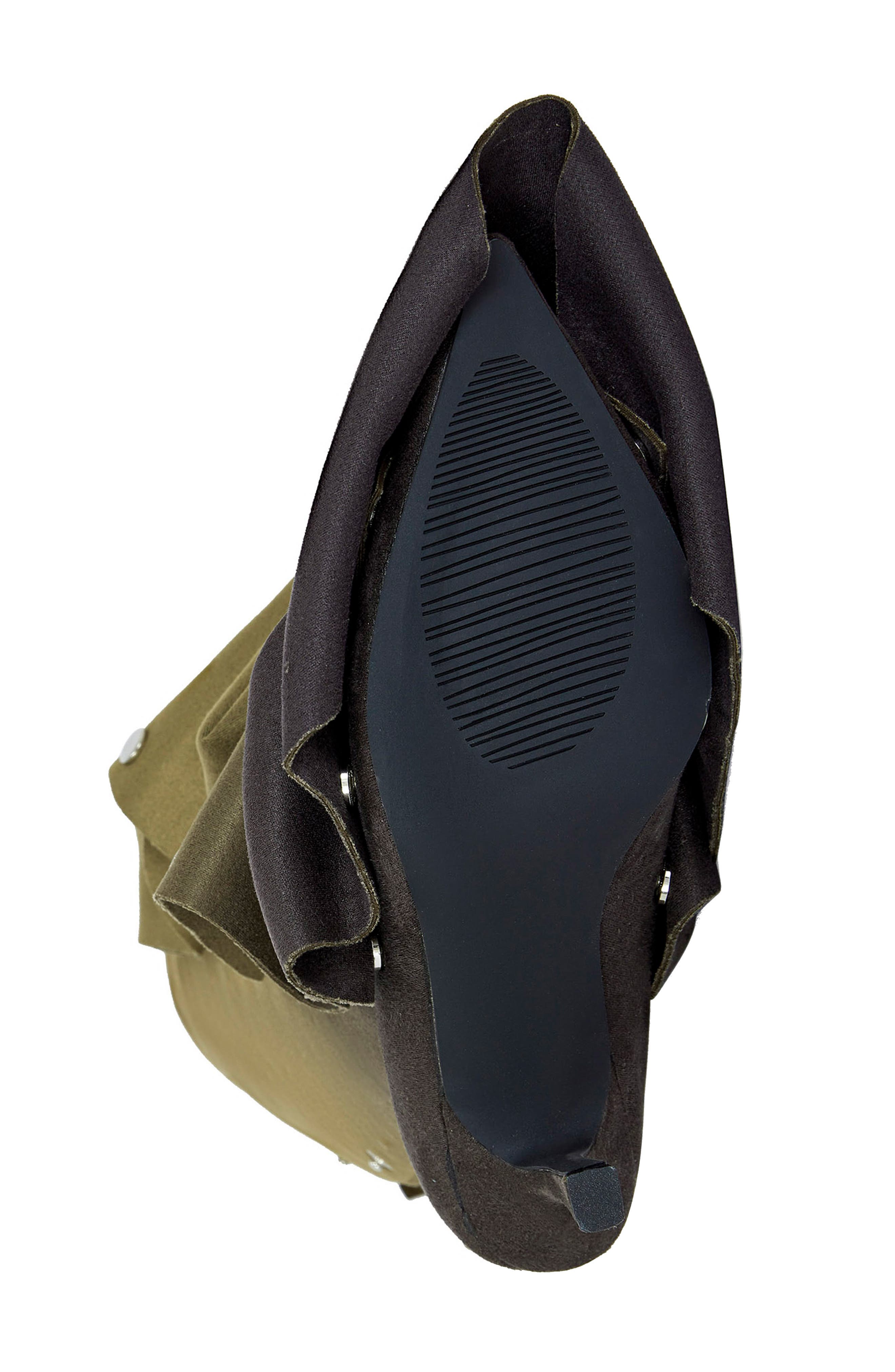 AZALEA WANG Imogine Knee High Slouch Boot, Alternate, color, Olive