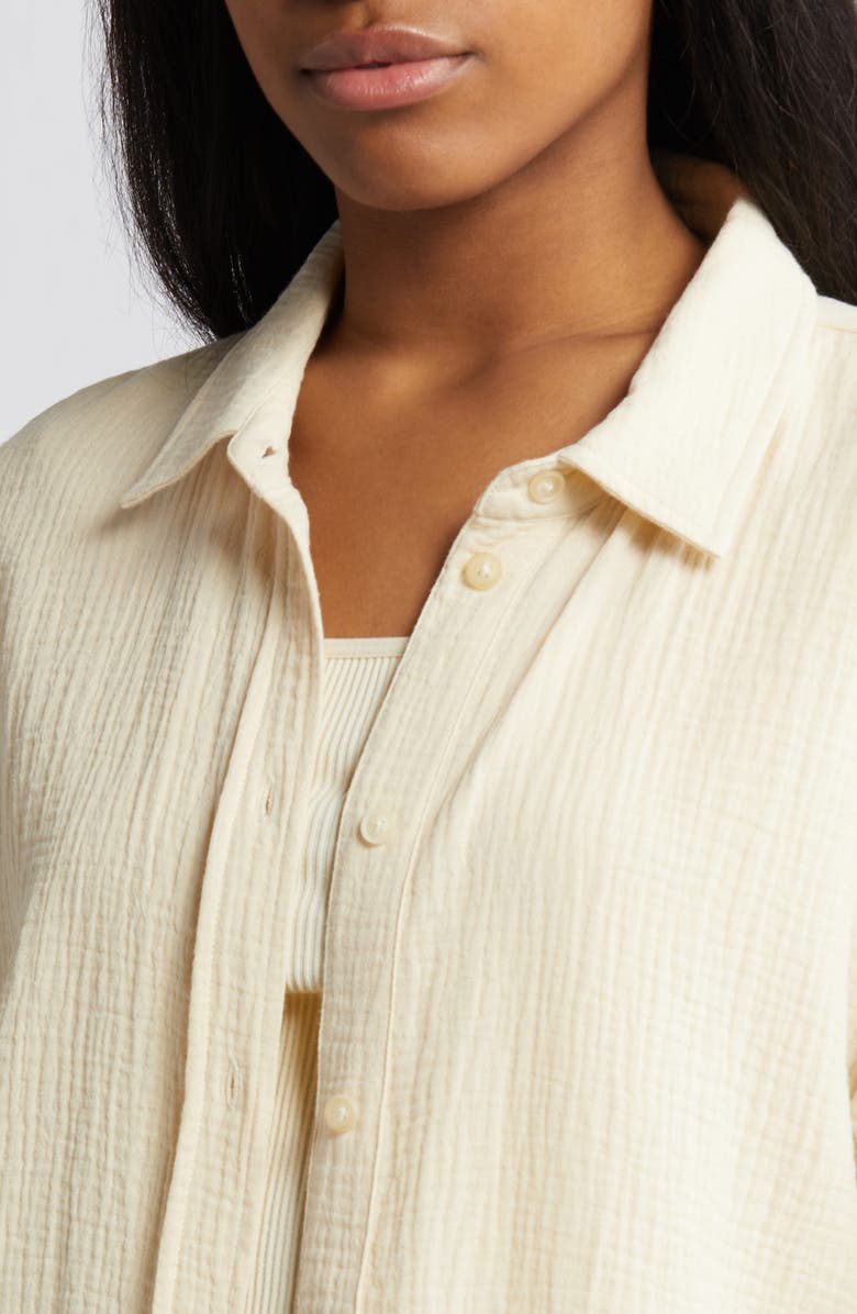 BP. Oversized Beach Shirt, Alternate, color, 