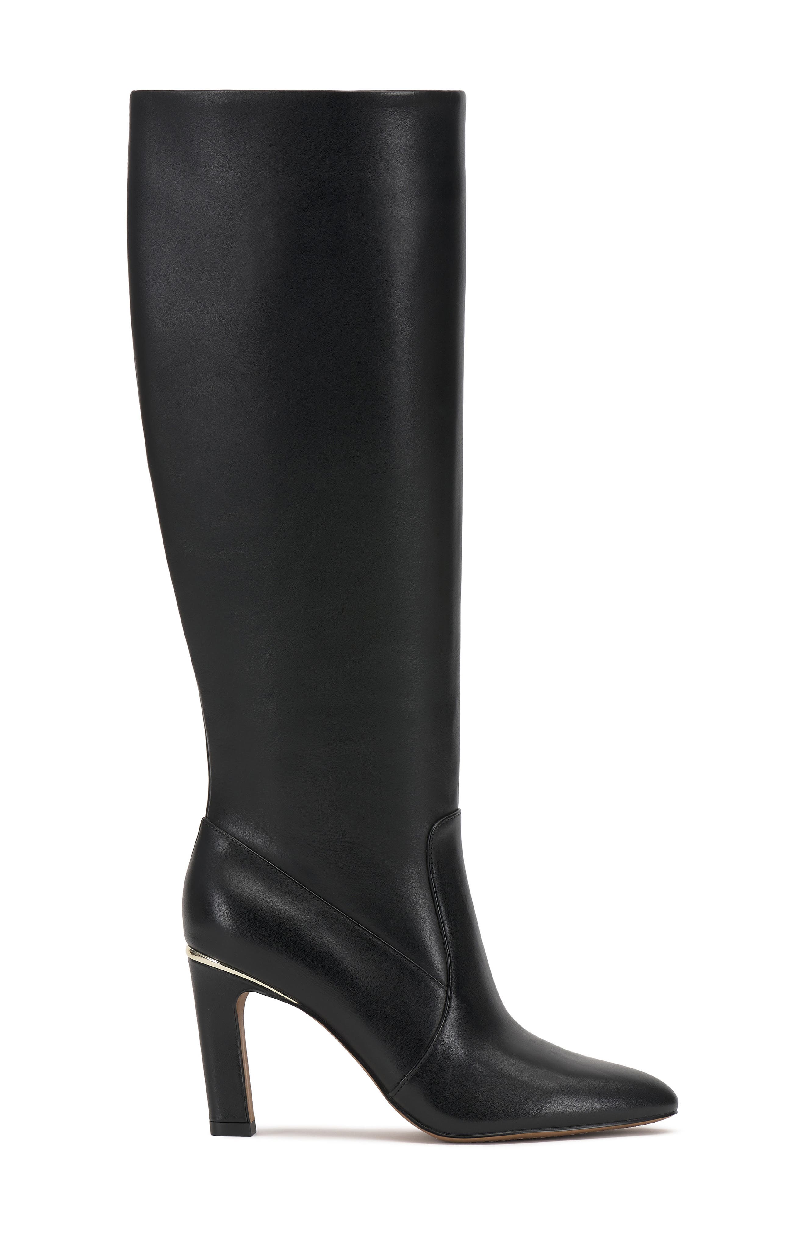 Vince Camuto Gylina Knee High Boot, Alternate, color, Black
