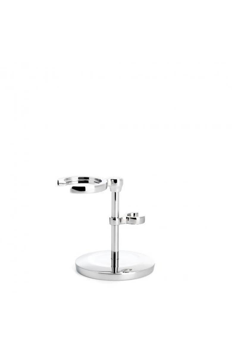 MÜHLE Traditional Series Chrome Safety Razor & Shaving Brush Stand, Main, color, Chrome