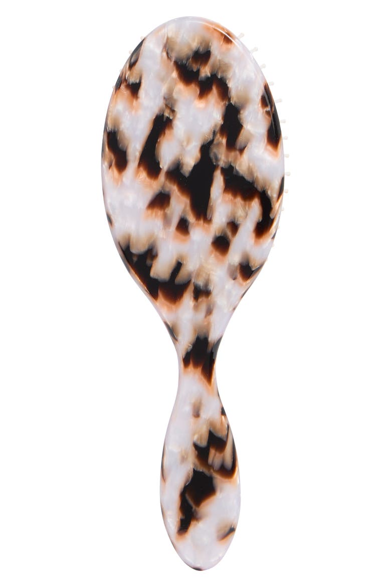 Large Hair Brush, Alternate, color, BROWN- IVORY TORTOISE