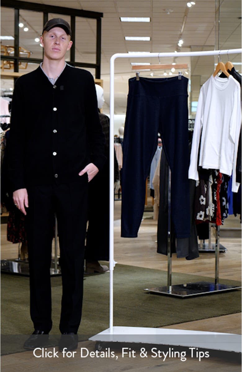 High Waist Winter Denim Leggings, sales video thumbnail