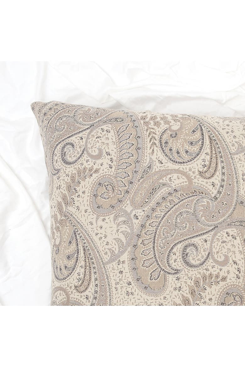 Abha Cotton Euro Sham 26" x 26", Alternate, color, Grey