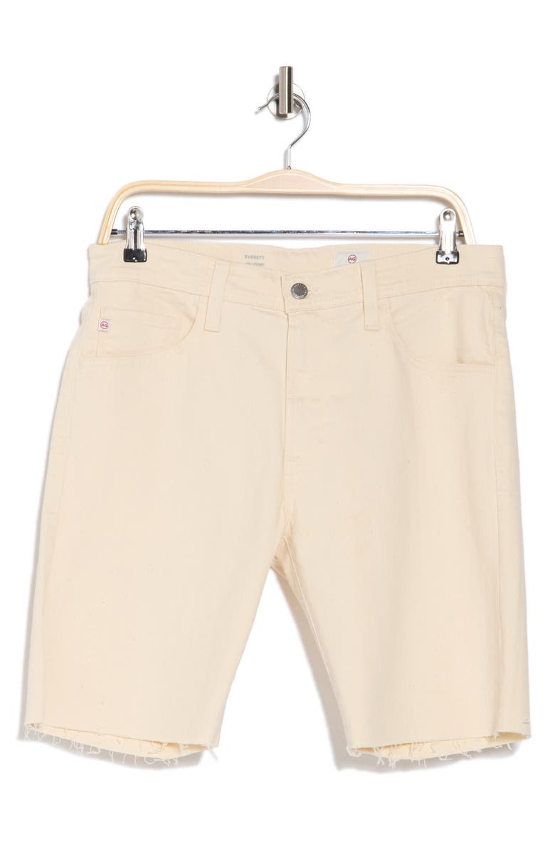 AG Everett Raw Hem Denim Shorts, Alternate, color,