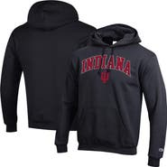 Champion Men's Champion Black Indiana Hoosiers Arch Over Logo Pullover Hoodie