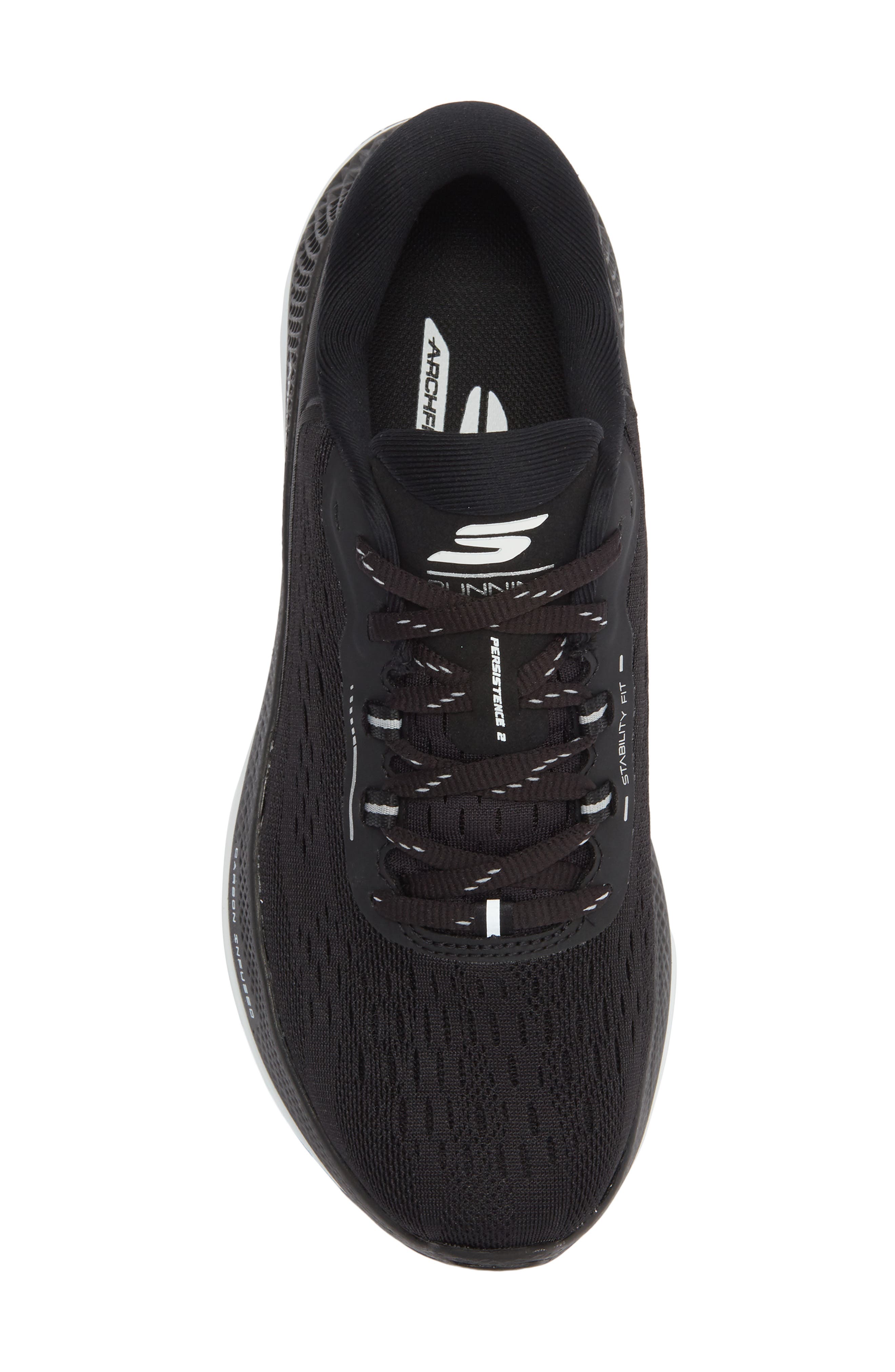 SKECHERS Go Run Persistence Running Shoe, Alternate, color, Black