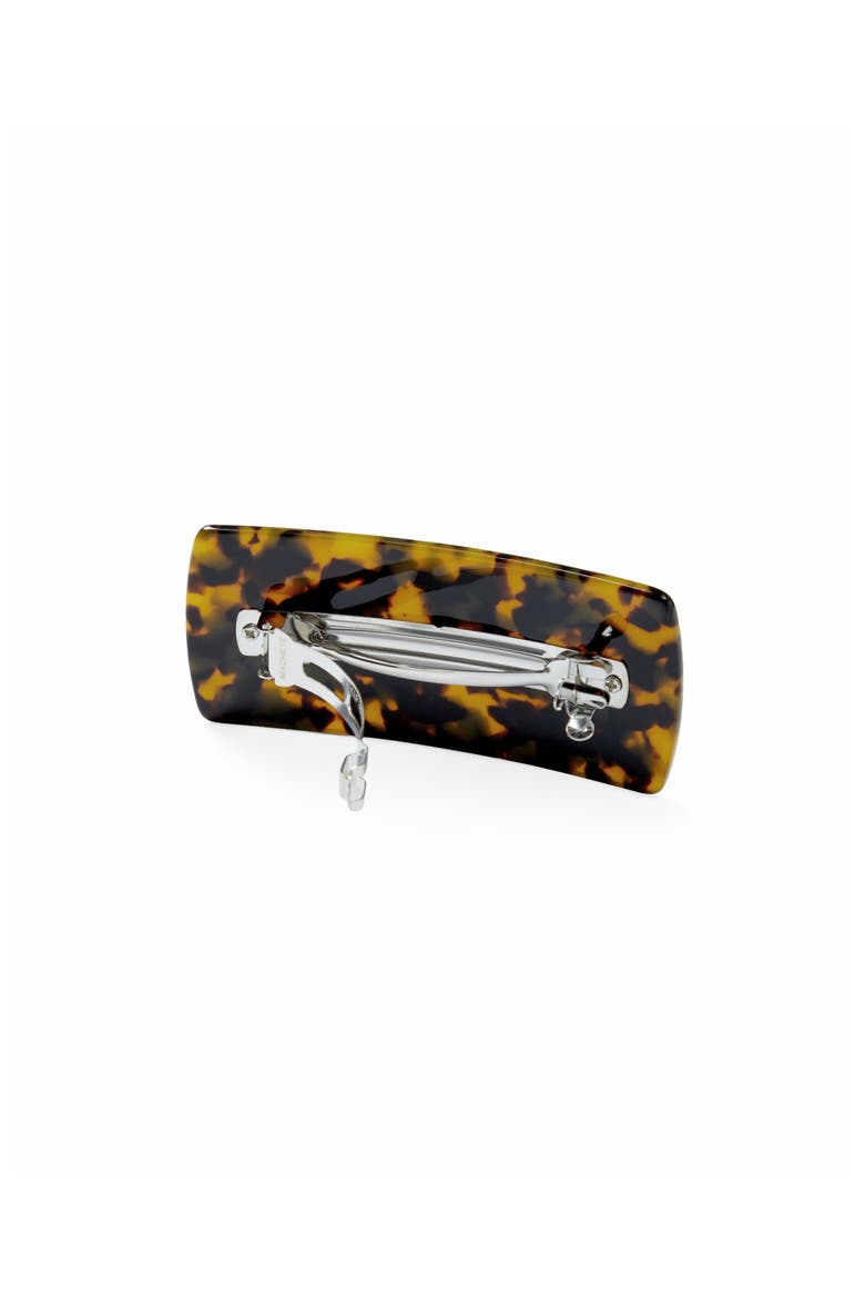 Jumbo Box Barrette, Alternate, color, Classic Tortoise