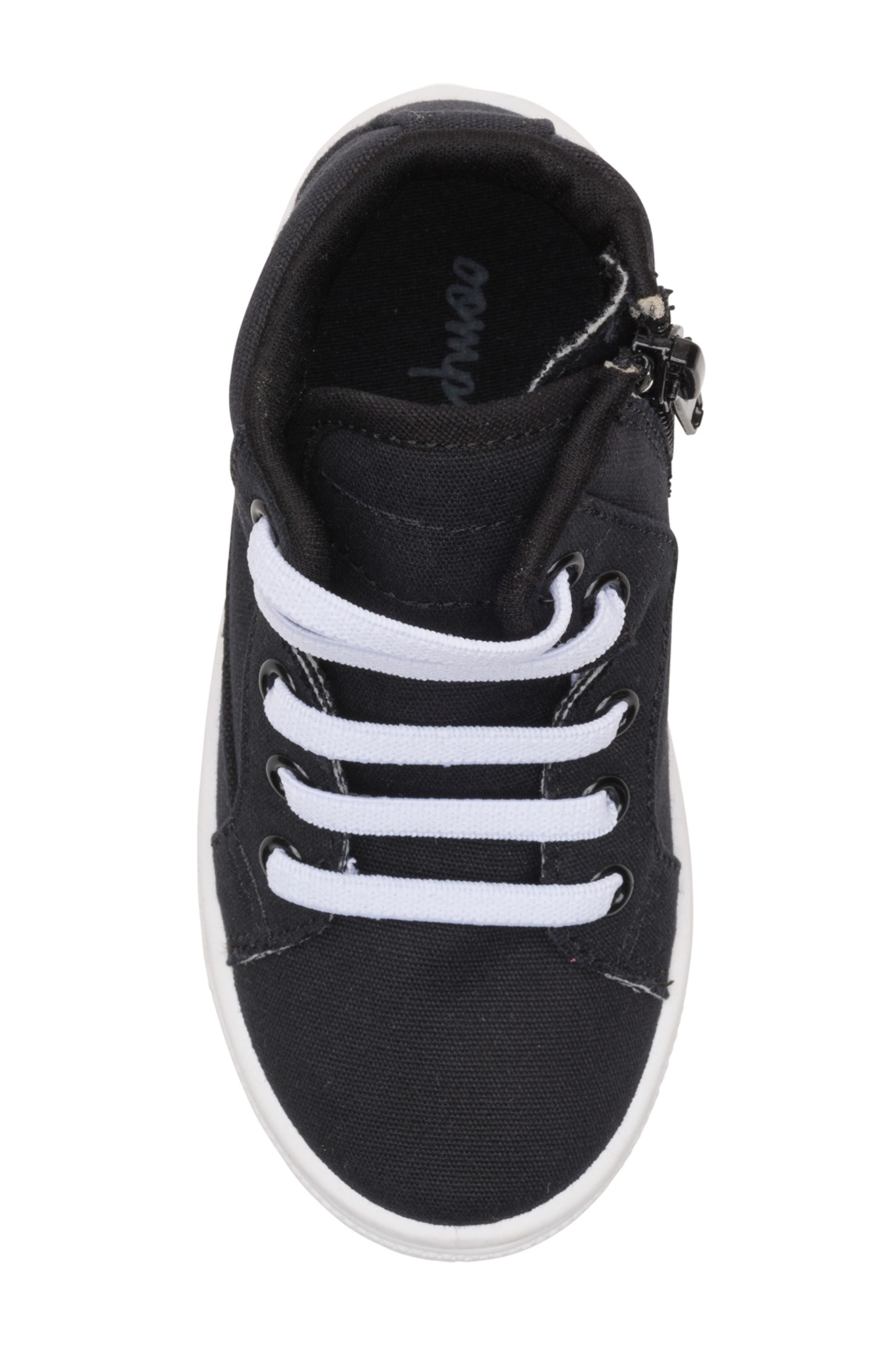 OOMPHIES Kids' Tyler High Top Sneaker, Alternate, color, Black