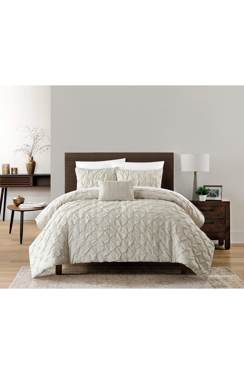 CHIC Bradley Diamond Tufted 8-Piece Comforter Set - Queen Size, Main, color, 