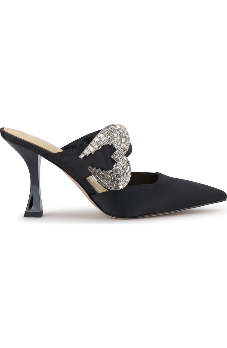 Jessica Simpson Favica Embellished Satin Slide Mule, Alternate, color,