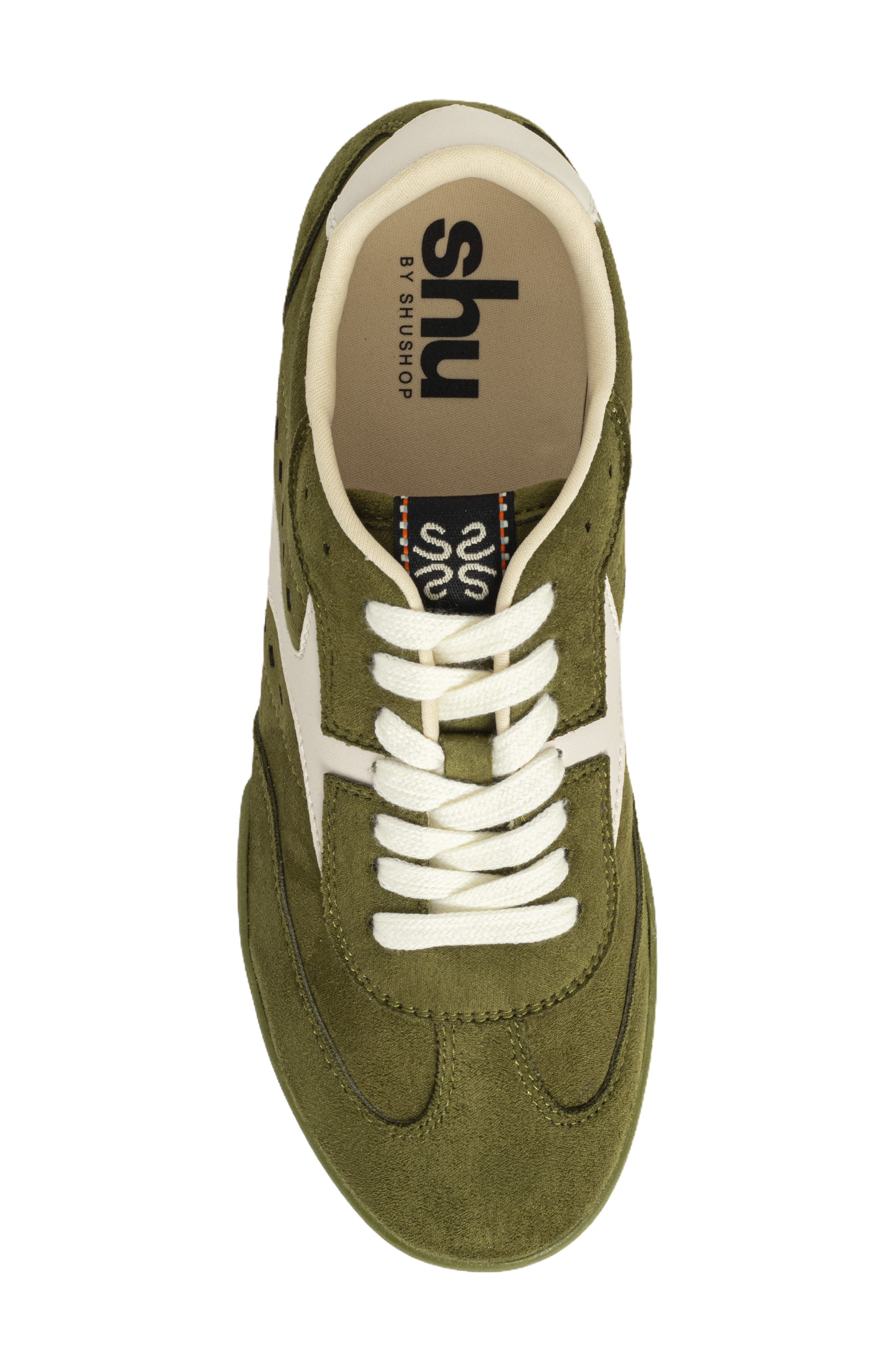 Raven Sneaker, Alternate, color, OLIVE GREEN