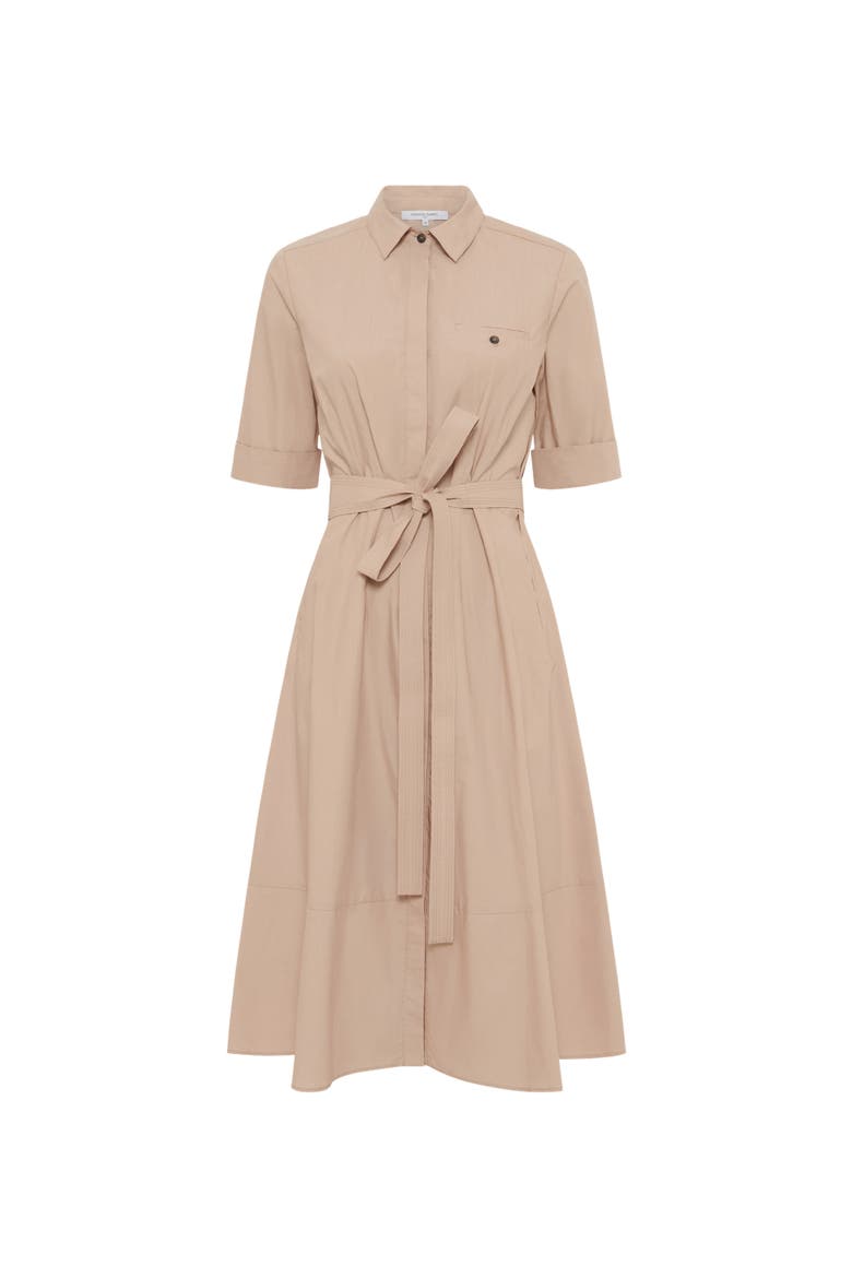 Rana Midi Shirt Dress, Alternate, color, Beige