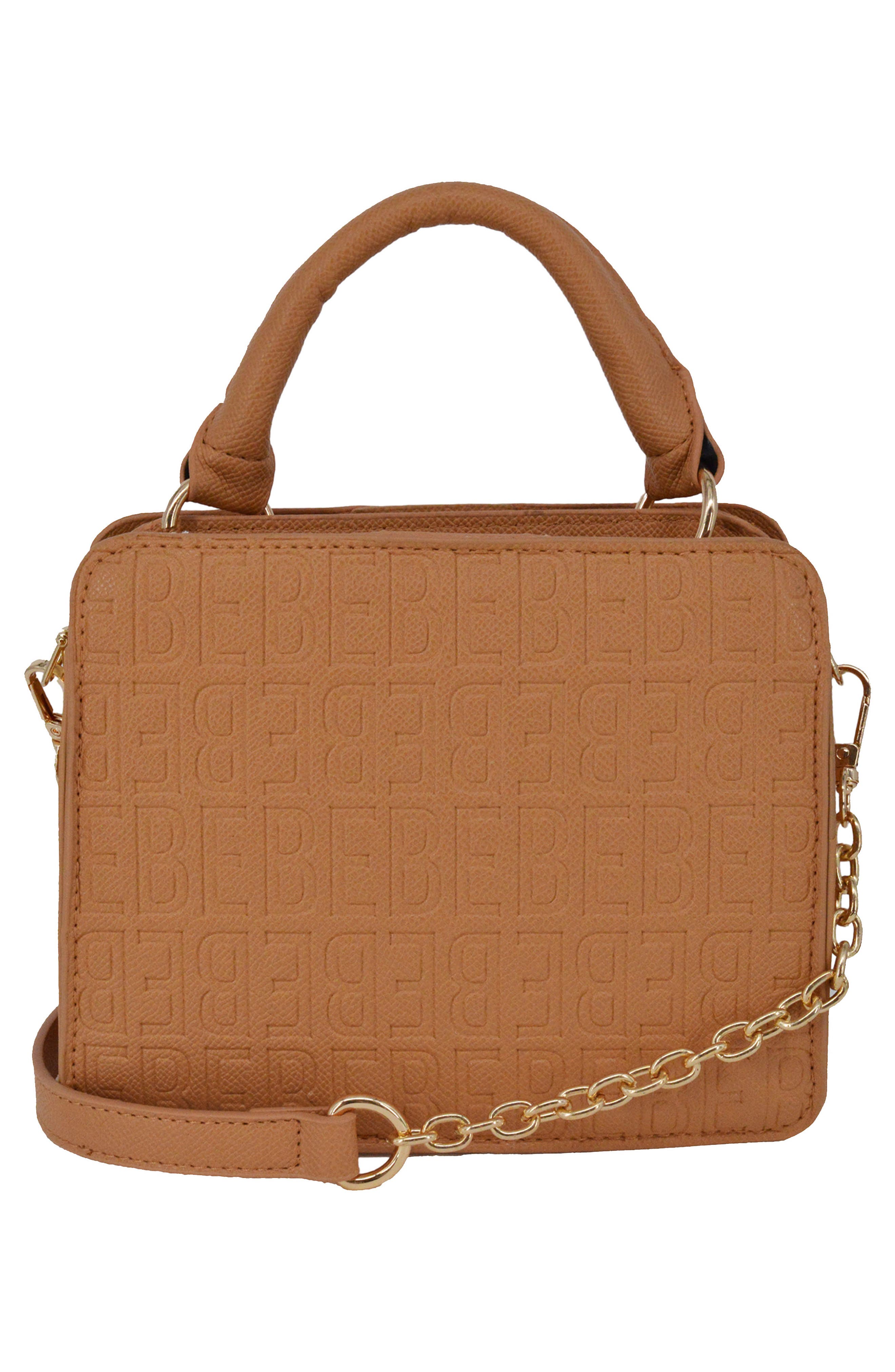 Thea Mini Satchel with Pouch, Alternate, color, CAMEL