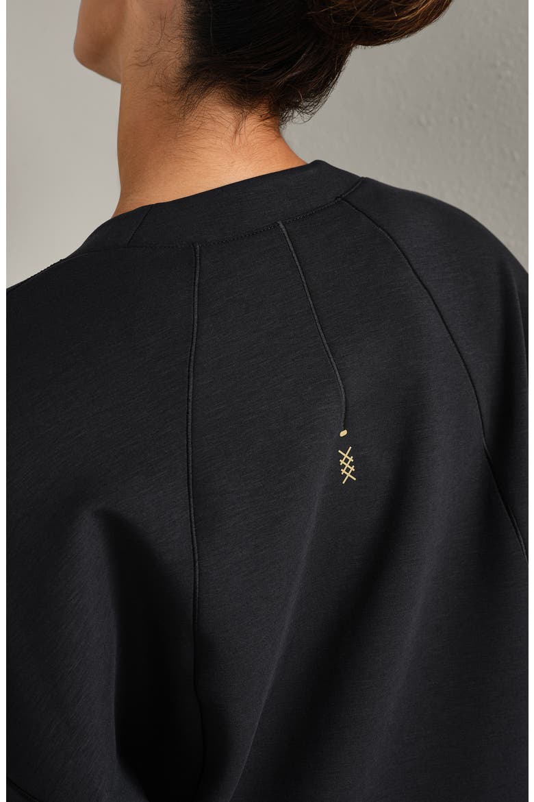 DreamGlow Cardigan, Alternate, color, PURE BLACK HEATHER